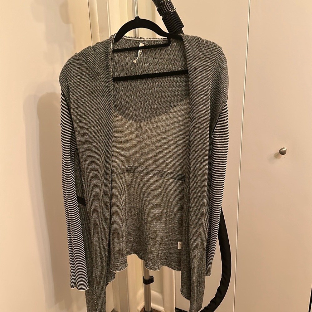 Black and white cardigan